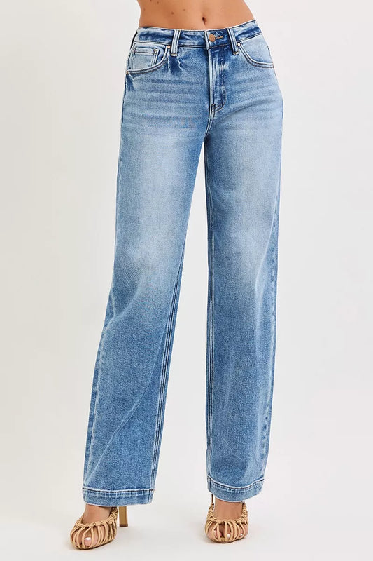 High Rise Wide Baggy Jeans