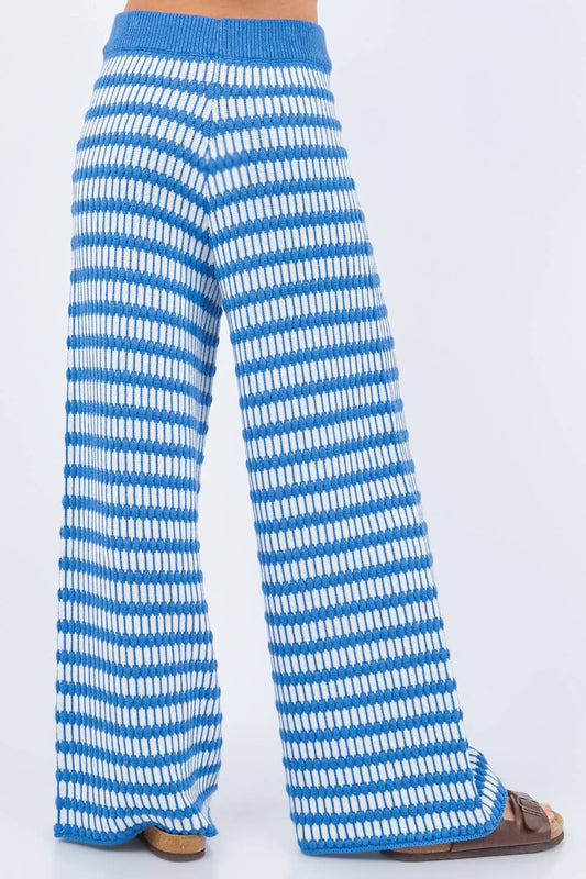 Geometric Knit Pants