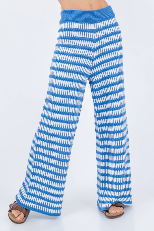 Geometric Knit Pants