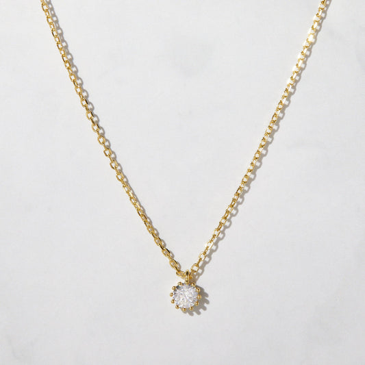 Tiny Bezel Necklace